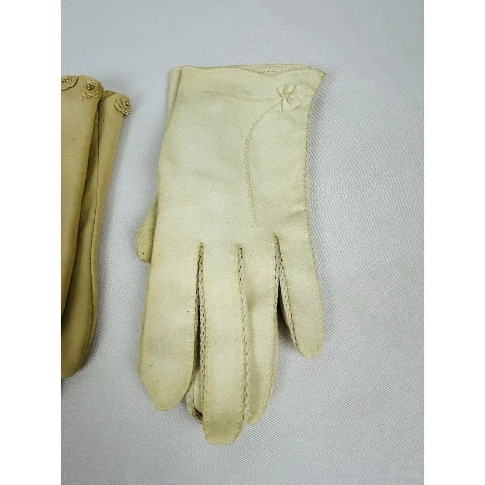 Lot of 5 Vintage Women's Gloves Grandma Dress